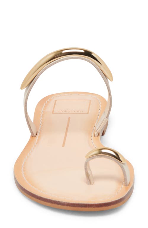 Dolce Vita Wink Slide Sandal In Bone Leather