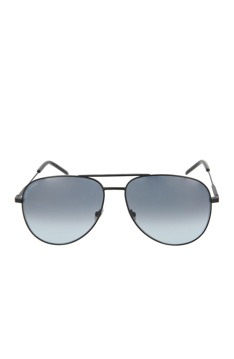 Saint Laurent 59mm Aviator Sunglasses, Alternate, color, 