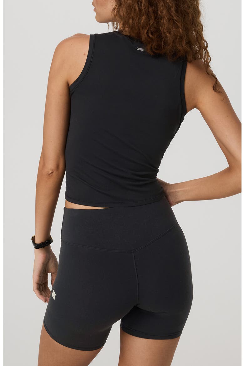 Halo Muscle Tank, Alternate, color, SOLID BLACK