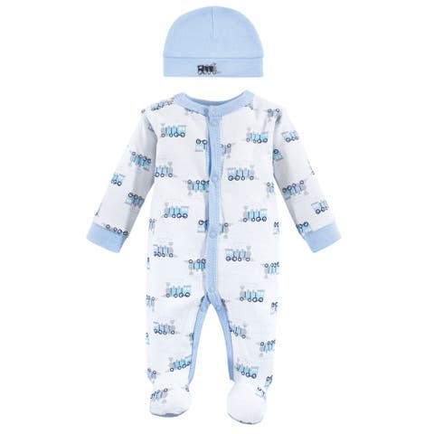 Preemie Cotton Sleep & Play Outfit with Hat (Baby)