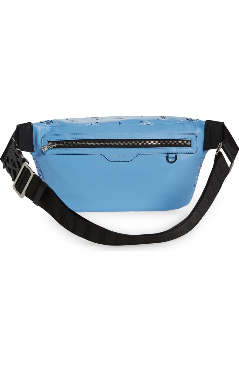 AMIRI Bandana Leather Belt Bag, Alternate, color,