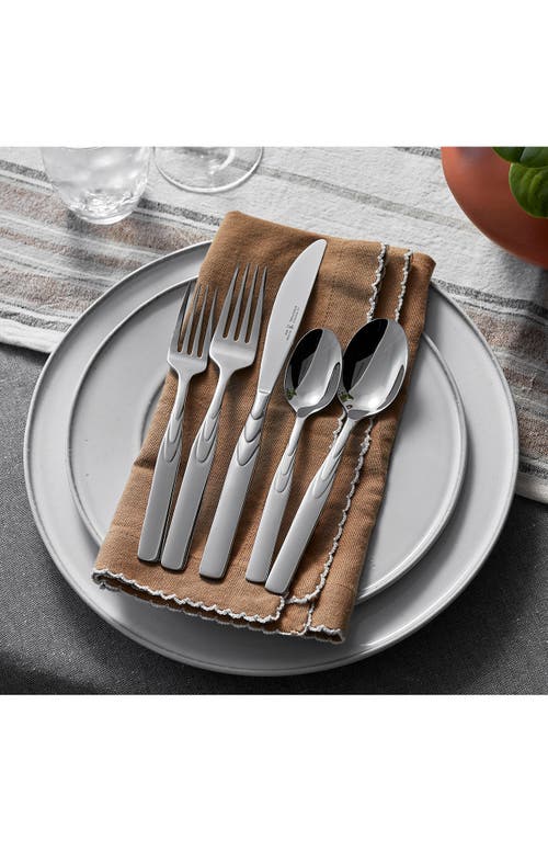Henckels Cutlery Rapture 18/10 Stainless Steel 45-piece Flatware Set In Silver