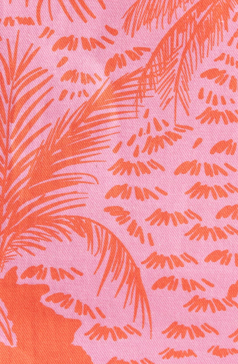 KILO BRAVA Print Crop Camisole & Flutter Panties Set, Alternate, color, Tropical Toile