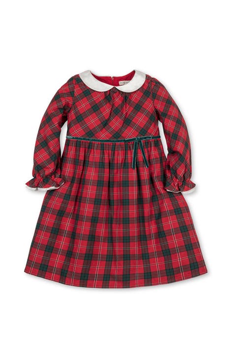 Kids' Organic Peter Pan Collar Dress with Ruffle Cuffs (Toddler, Little Kid and Big Kid)
