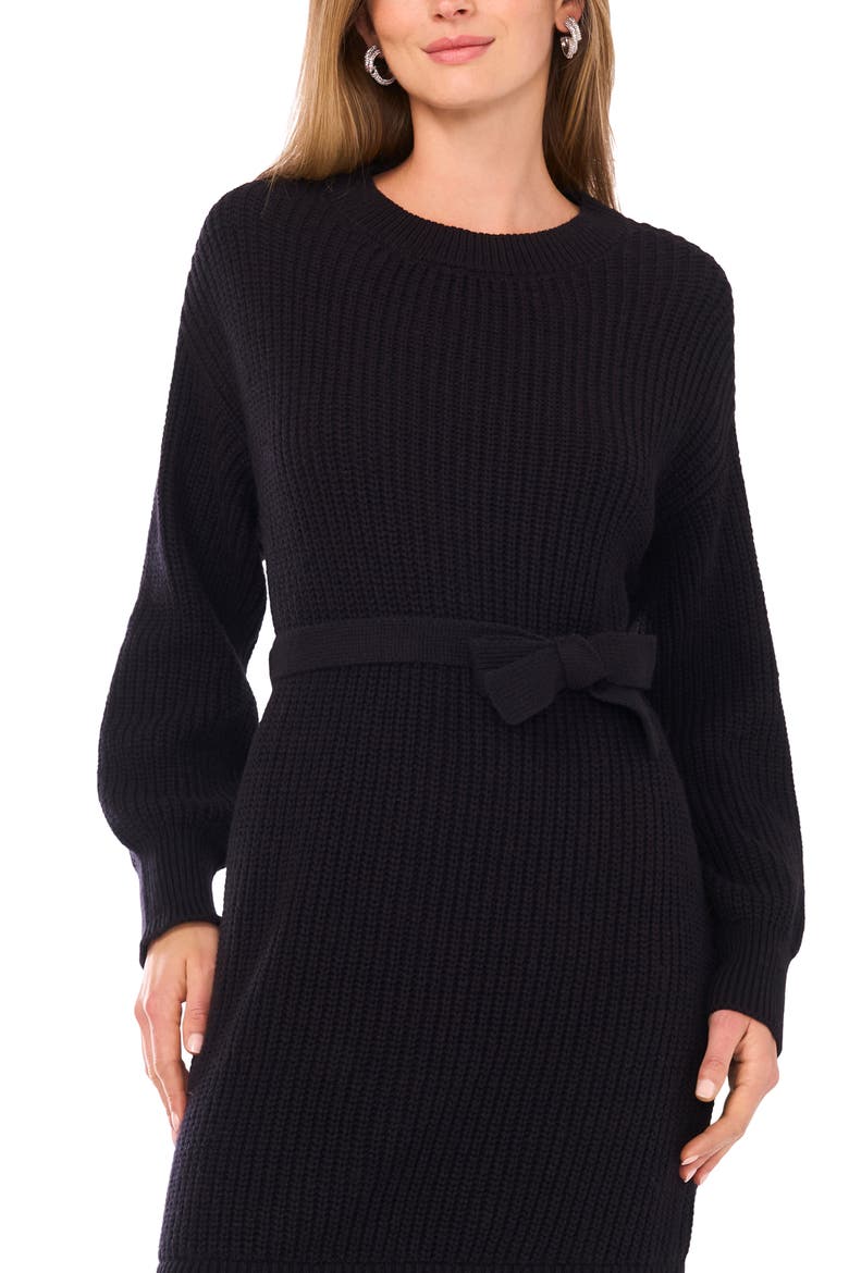vince camuto lace long sleeve dress Vince Camuto Womens Lace Handkerchief Sleeves Cocktail Dress Black 4