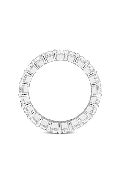 Delmar Emerald Cut Lab-created Moissanite Eternity Band Ring