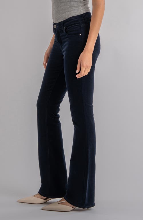 Kut From The Kloth Natalie Mid Rise Bootcut Corduroy Pants In Black