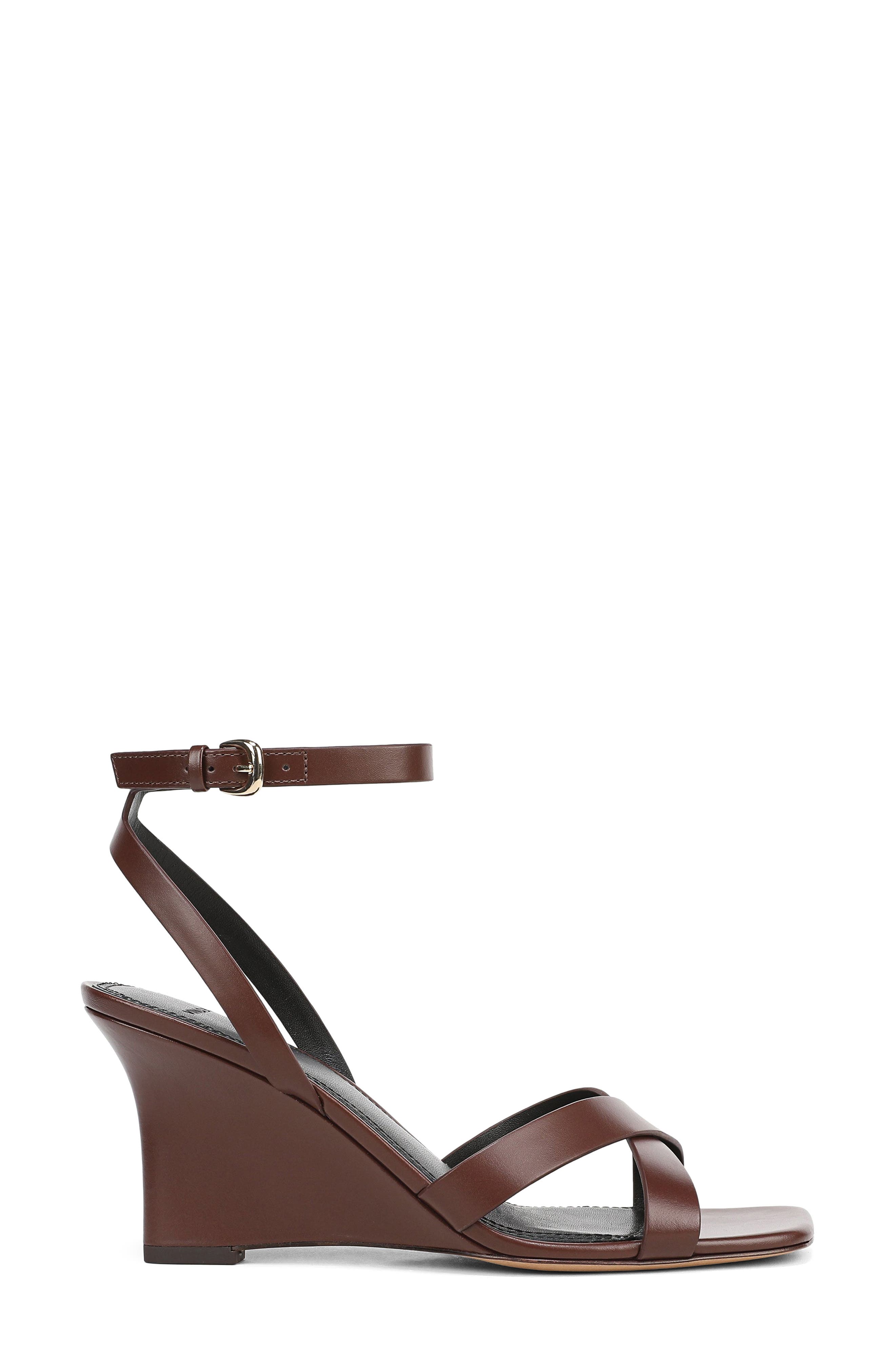 Parma Ankle Strap Wedge Sandal, Alternate, color, MOLTON BROWN
