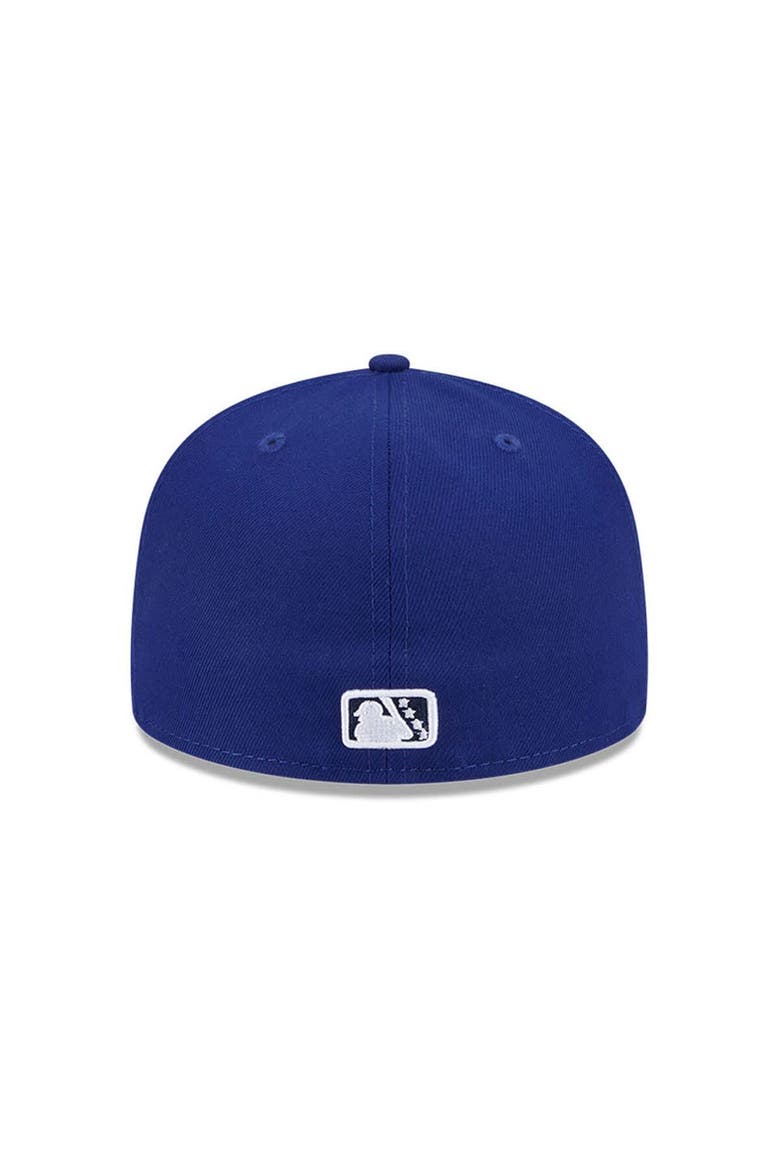 Men's New Era  Dark Blue Buffalo Bisons Theme Nights 59FIFTY Fitted Hat, Alternate, color, Dark Blue