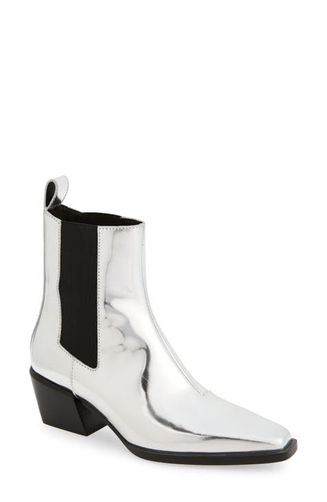 Metallic chelsea boot online