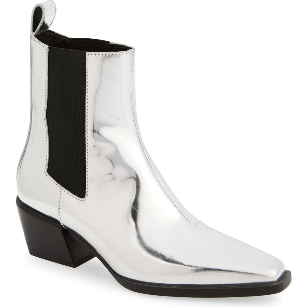 Rag & Bone Joni Chelsea Bootie In Silver