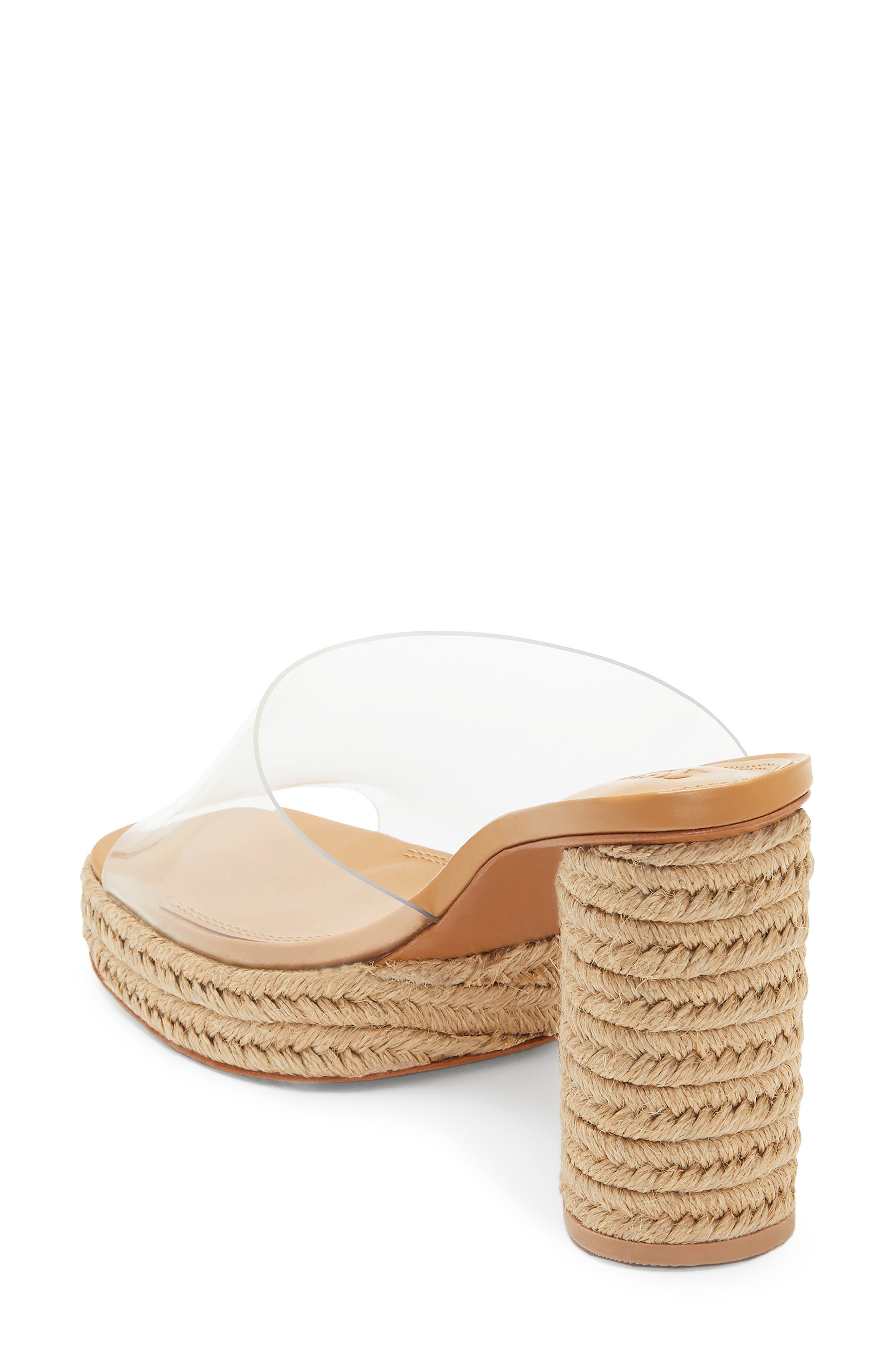 Mercedes Castillo Rocio Clear Espadrille Sandal, Alternate, color, 