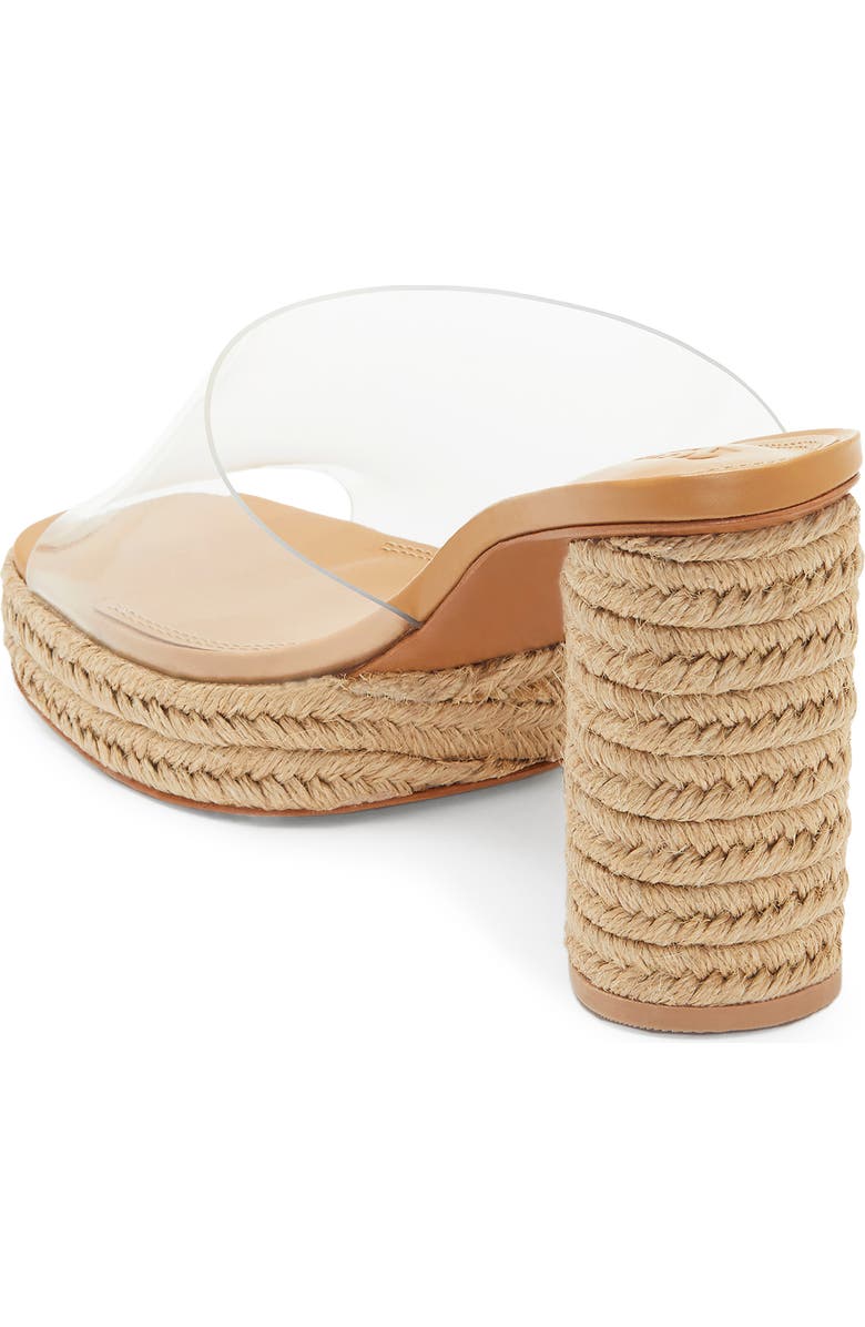 Mercedes Castillo Rocio Clear Espadrille Sandal, Alternate, color,