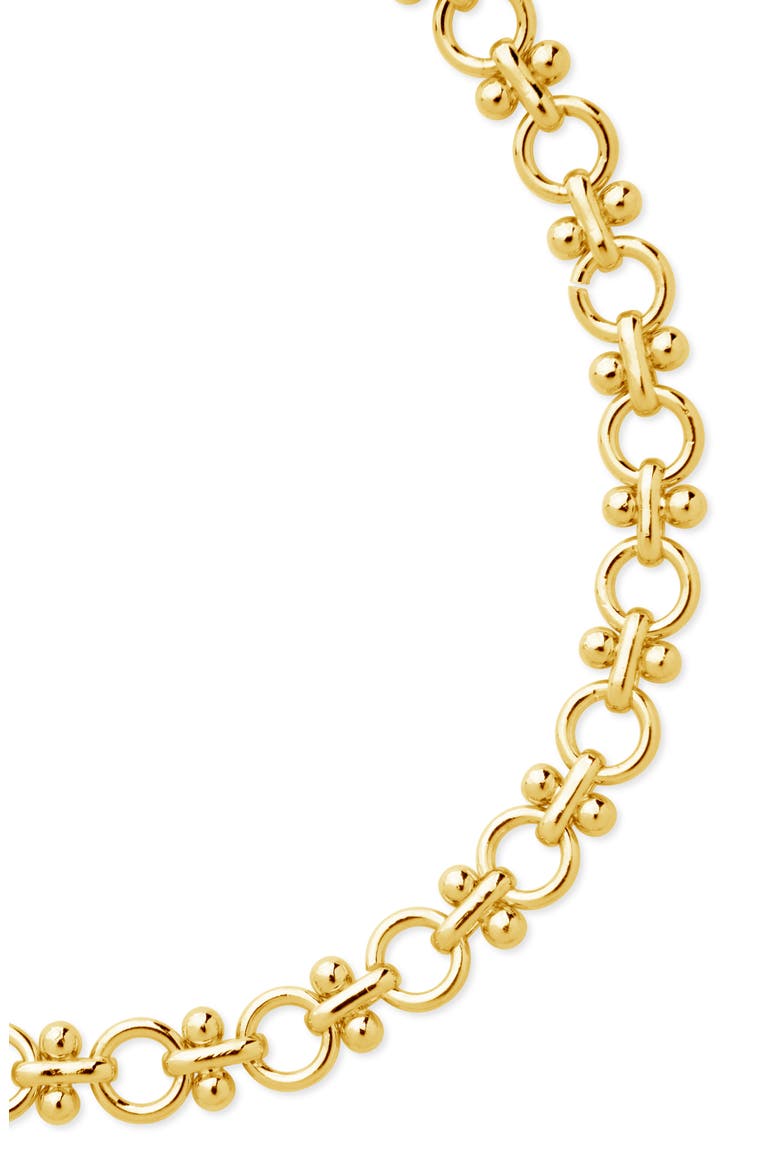 Nadia Chain Anklet, Alternate, color, GOLD