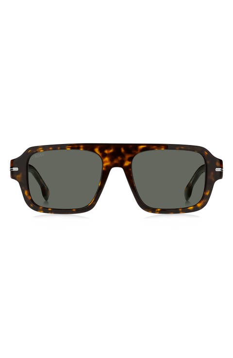 53mm Flat Top Sunglasses