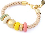 Kurt Geiger London Mixed Media Beaded Cord Bracelet