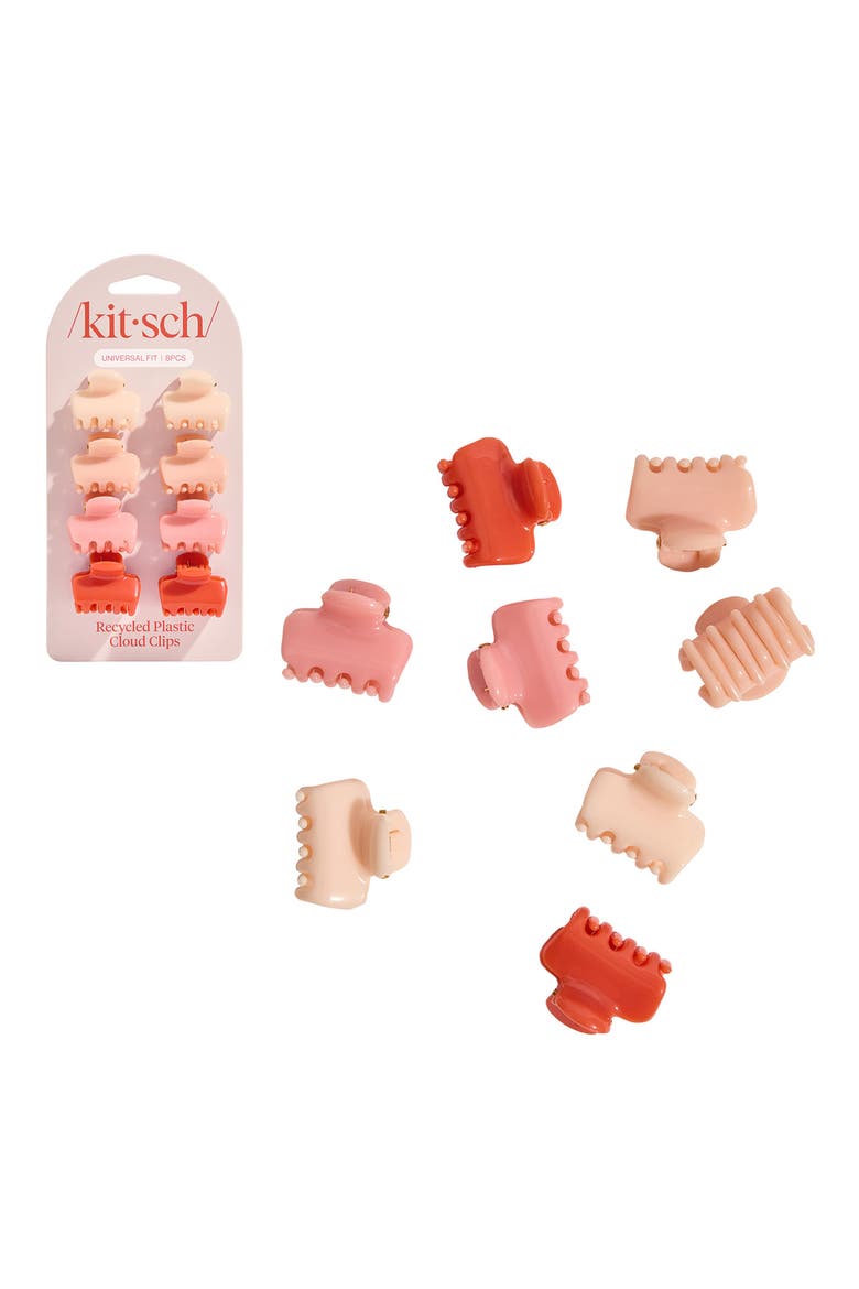 8-Pack Cloud Mini Claw Clips, Alternate, color, ASSORTED CHERRY BLOSSOM
