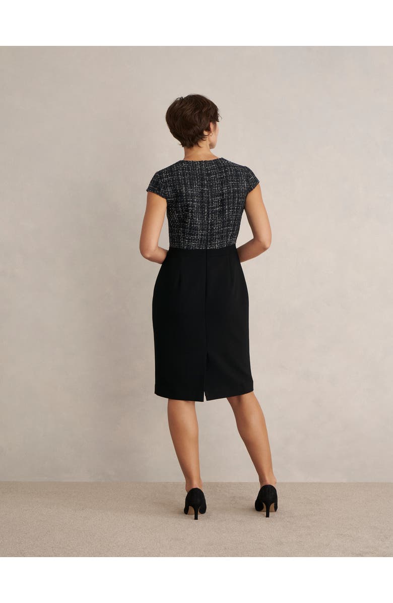 HOBBS LONDON Esme Dress, Alternate, color, Black White