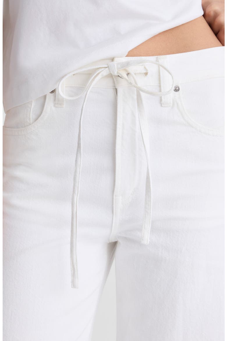 The Short Ultimate Wide Leg Jeans, Alternate, color, TILE WHITE
