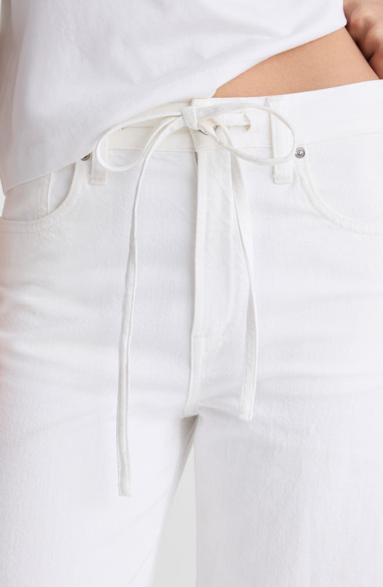 Madewell The Ultimate Wide Leg Jeans in Tile White, Alternate, color, Tile White