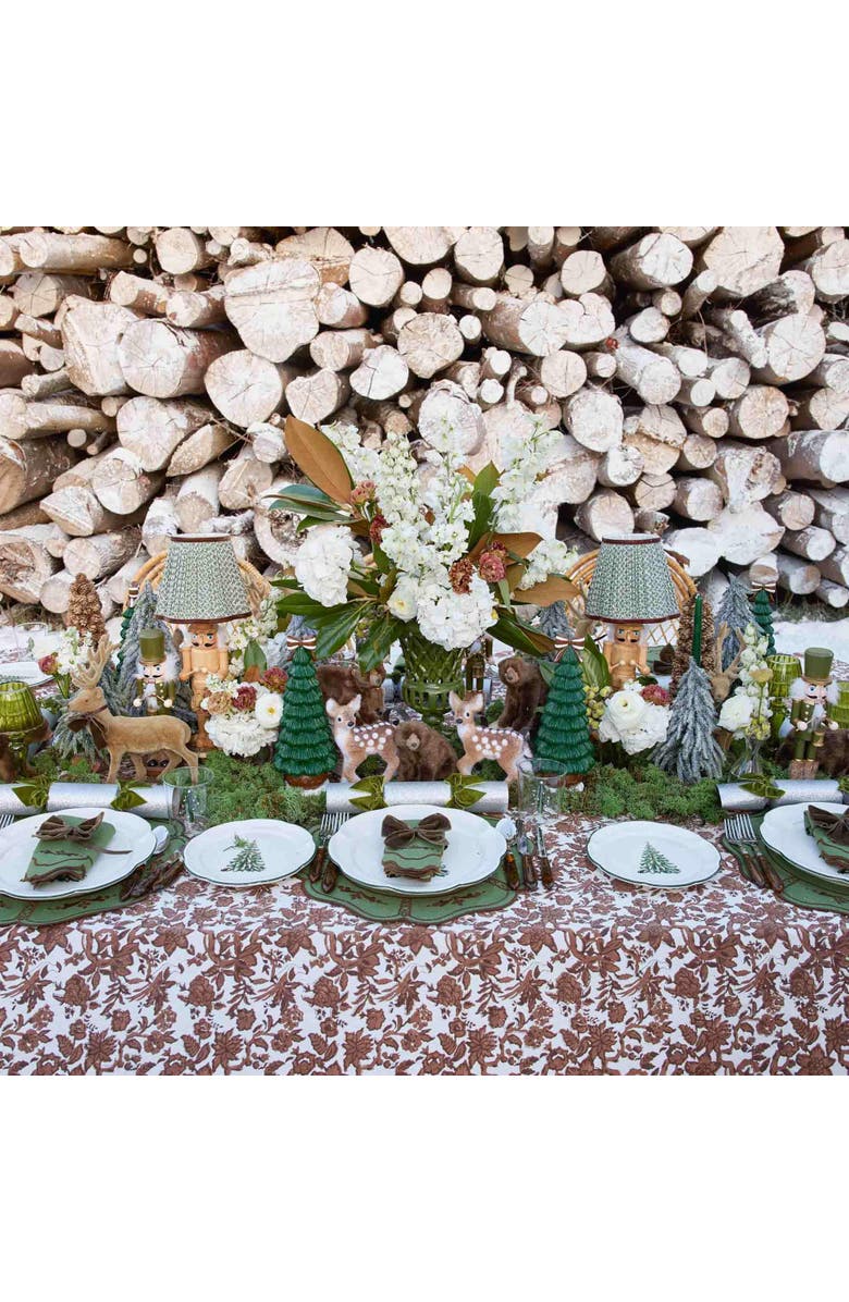 Mrs. Alice Doris Placemats, Alternate, color, Green