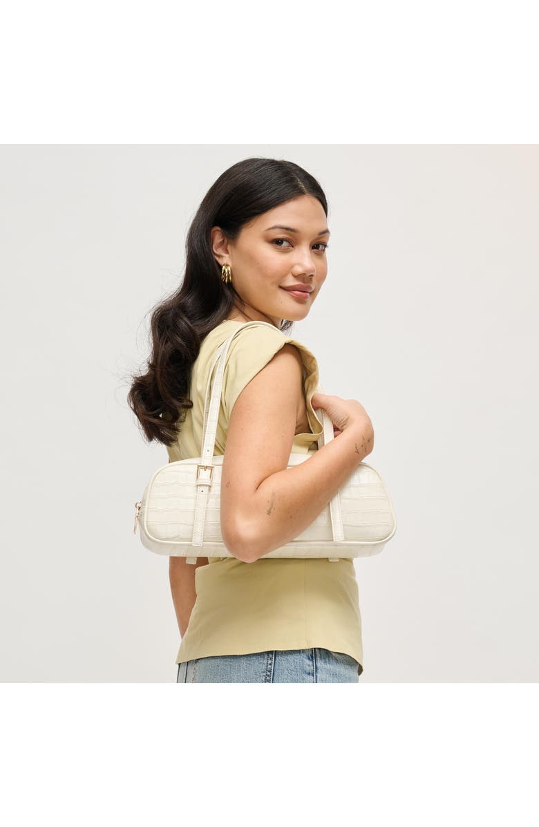 URBAN EXPRESSIONS HANDBAGS Athena Shoulder Bag, Alternate, color, Ivory