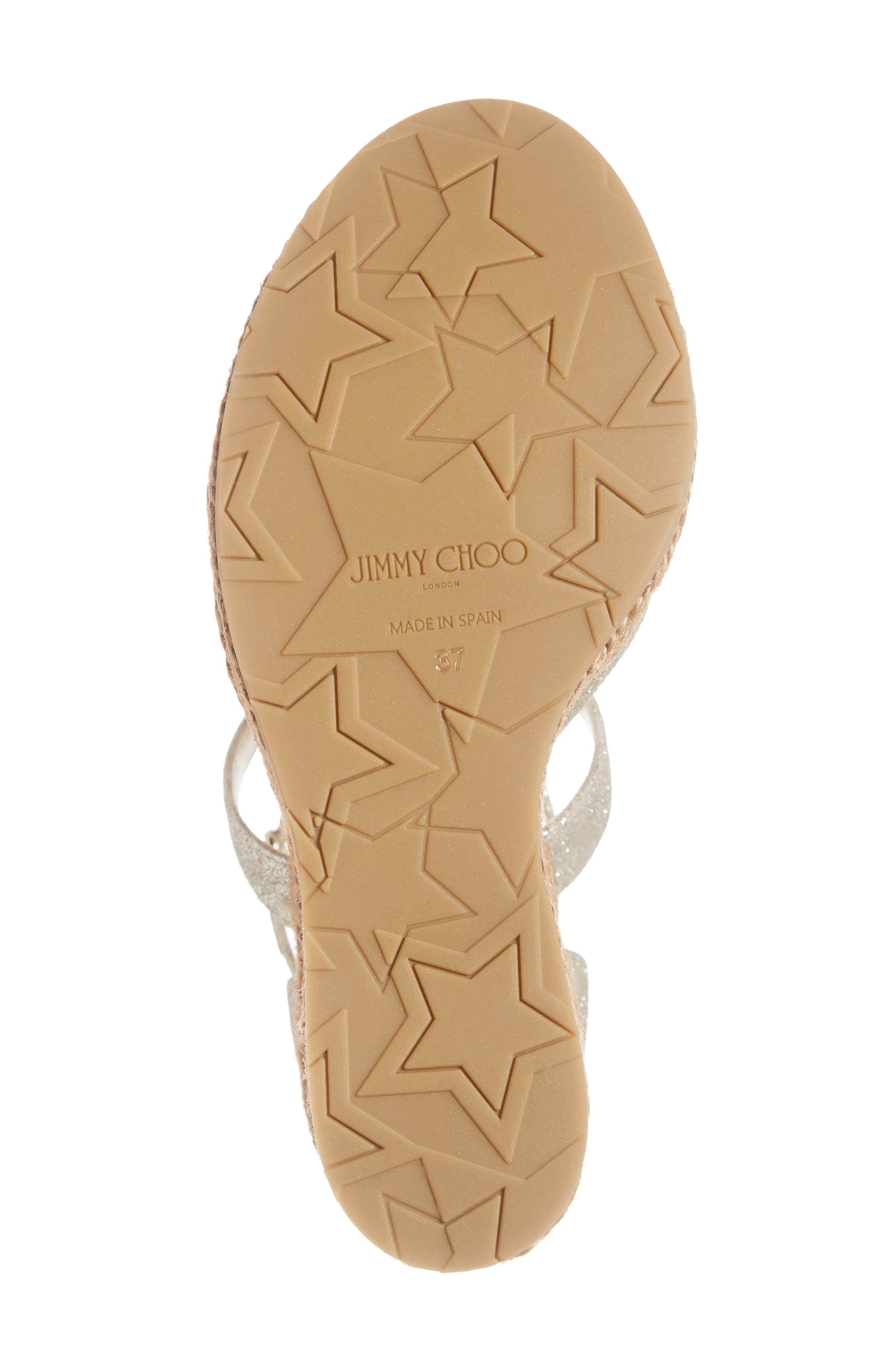 Jimmy Choo Alanah Espadrille Wedge Sandal, Alternate, color, 