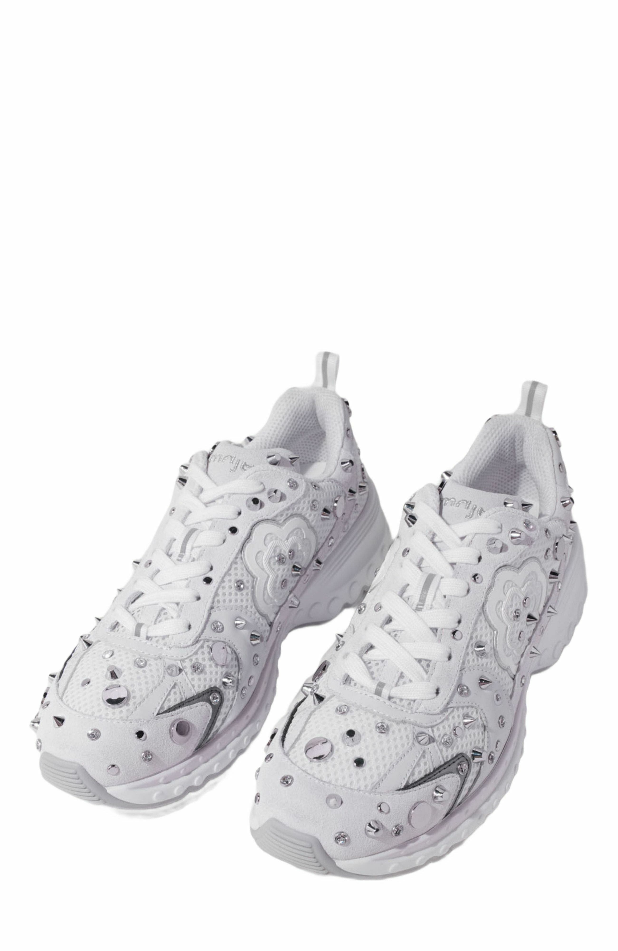 maje M stud trainers, Alternate, color, 