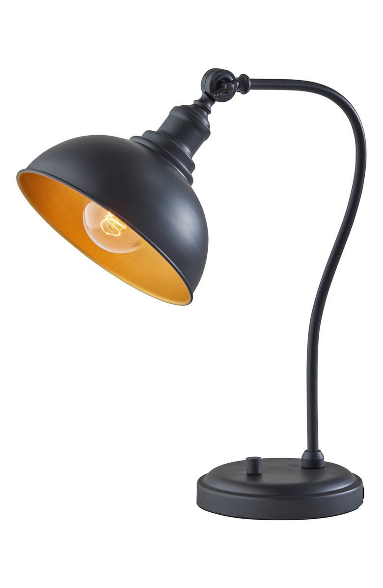 ADESSO LIGHTING Wallace Desk Lamp, Main, color, Black Finish