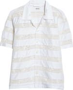 Bode Tennis Lace Cotton Camp Shirt