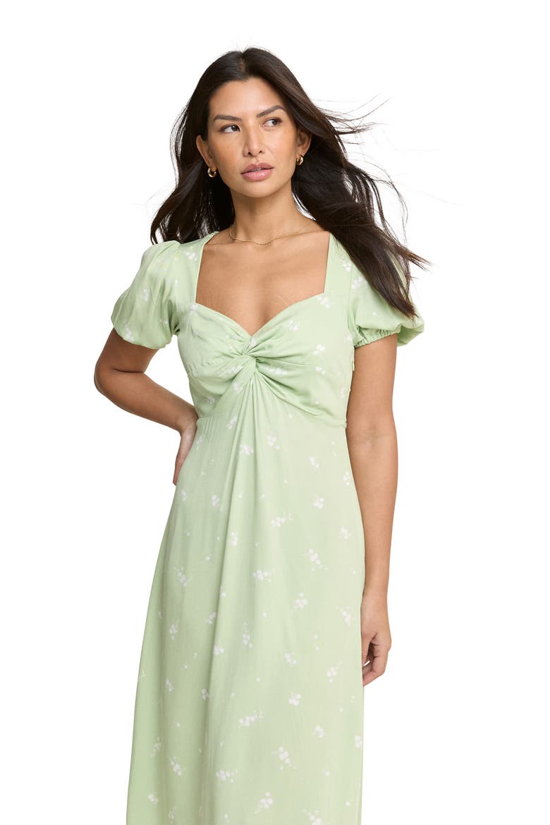 Bellatrix Midi Dress, Alternate, color, GREEN