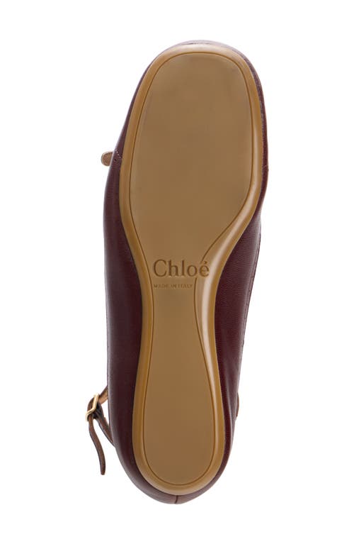Chloé Chloe Misty Cut-out Leather Ballet Flats In Animal Print