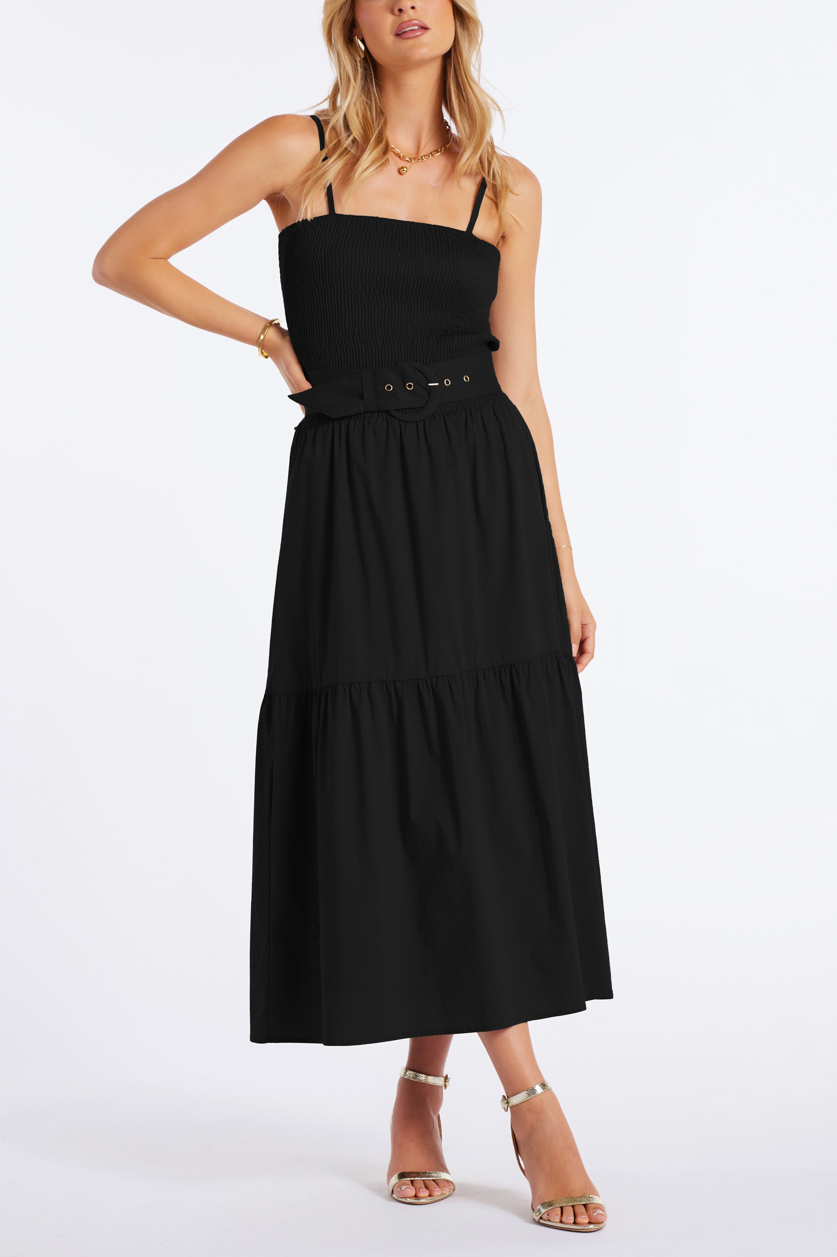 Stella Smock Tiered Dress