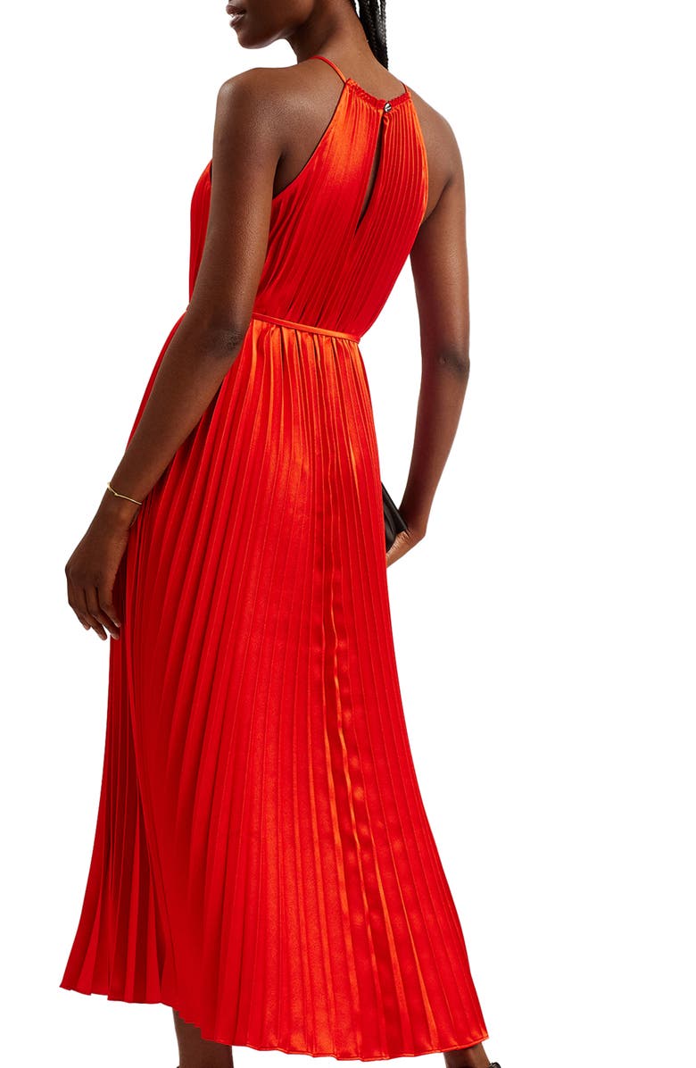 Ted Baker London Melike Pleated Maxi Dress, Alternate, color, 