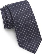 Canali Geometric Silk Tie