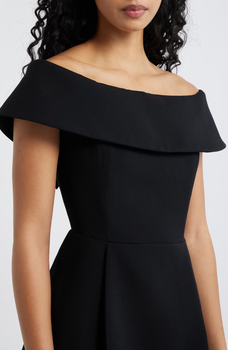 Lucy Paris Erin Off the Shoulder Minidress, Alternate, color, Black