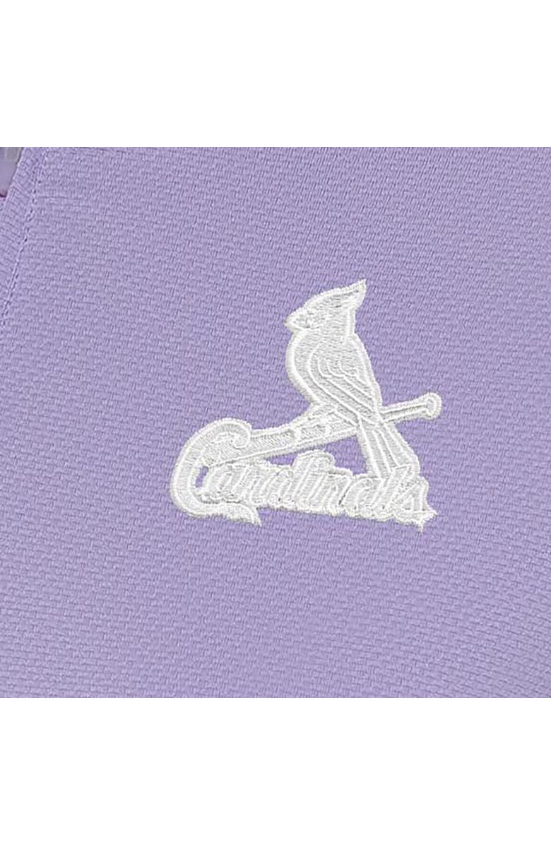 ANTIGUA Women's Antigua  Purple St. Louis Cardinals Finish Quarter-Zip Pullover Top, Alternate, color, 