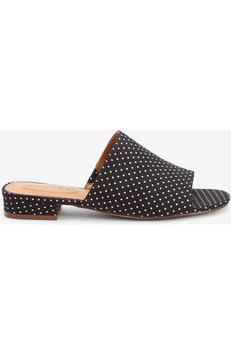 Comfortview The Sola Mule, Alternate, color, Black Dot