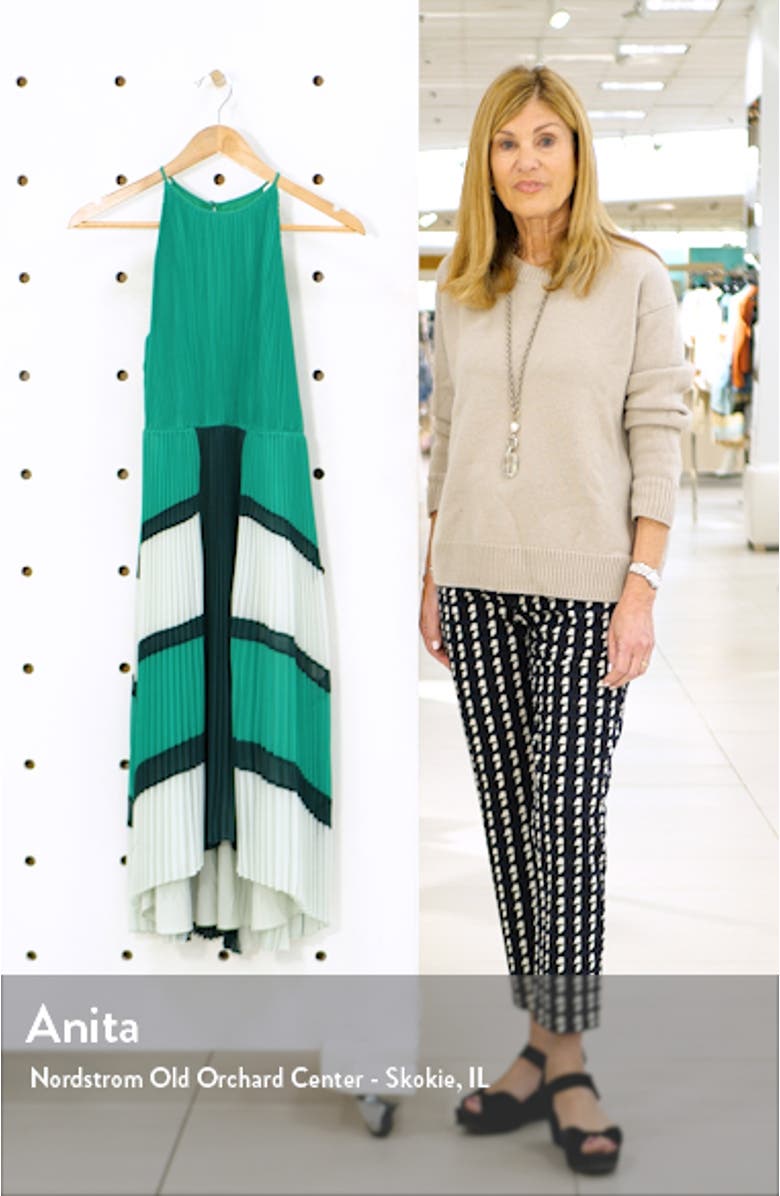 Nellina Pleated Midi Dress, sales video thumbnail