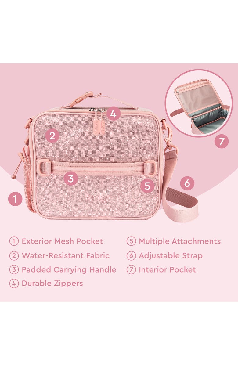 BENTGO Kids' Insulated Lunch Bag, Alternate, color, Pink