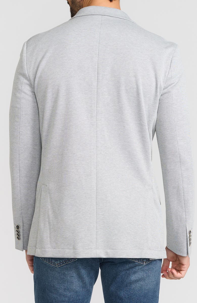 SAVILE ROW CO Textured Neat Knit Sport Coat, Alternate, color, Grey