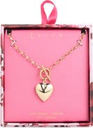 Leith Heart Toggle Necklace