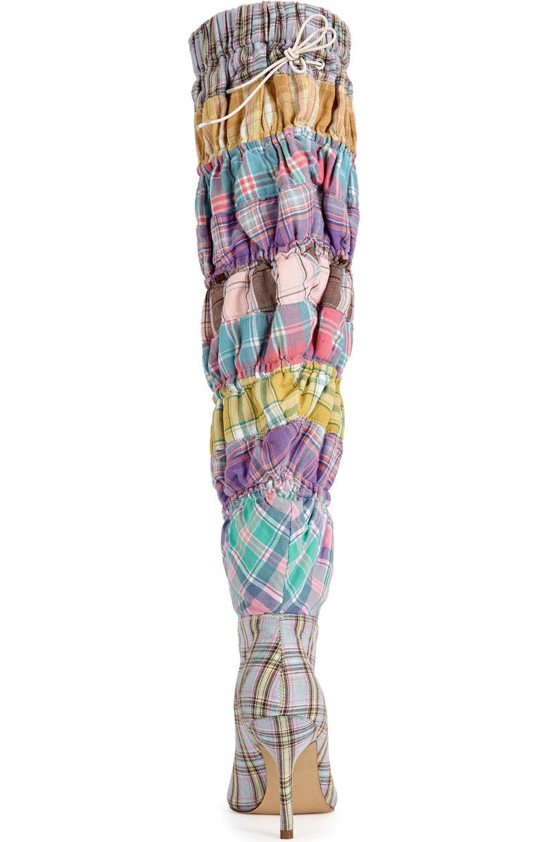 AZALEA WANG Elodie Stiletto Boot, Alternate, color, Pink Multi