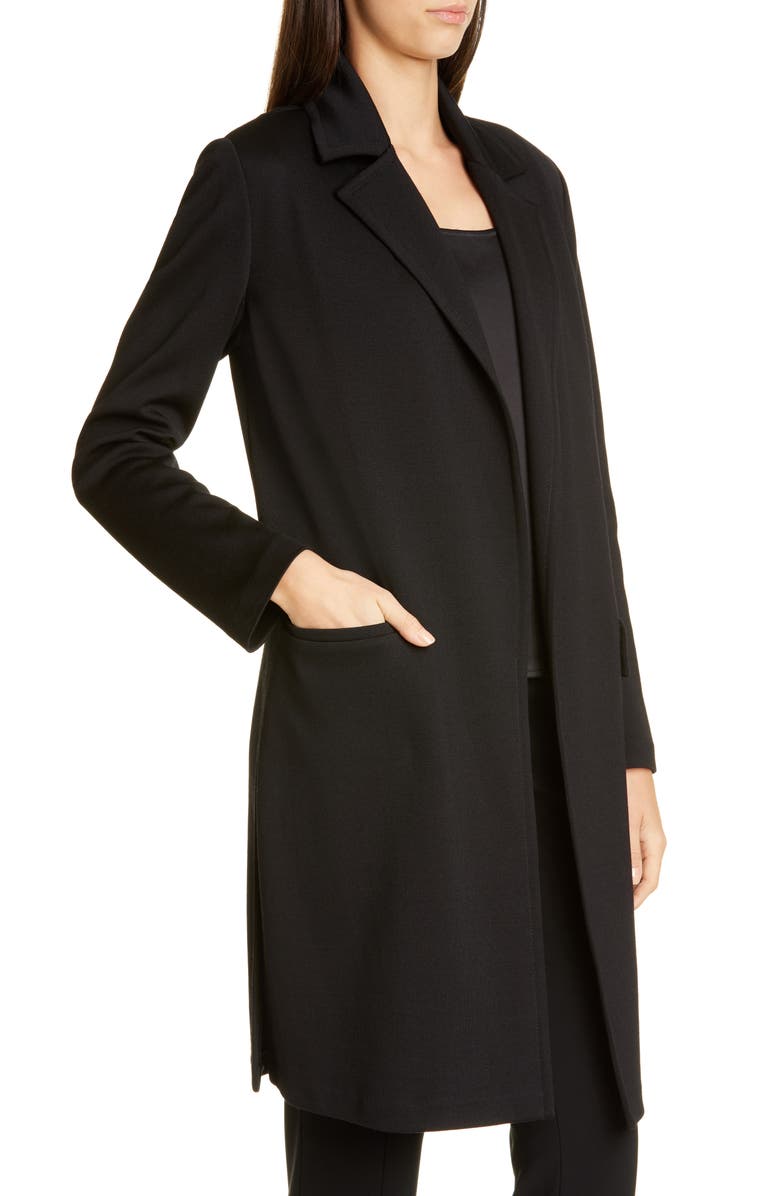 St. John Collection Topstitch Milano Knit Jacket, Alternate, color, 