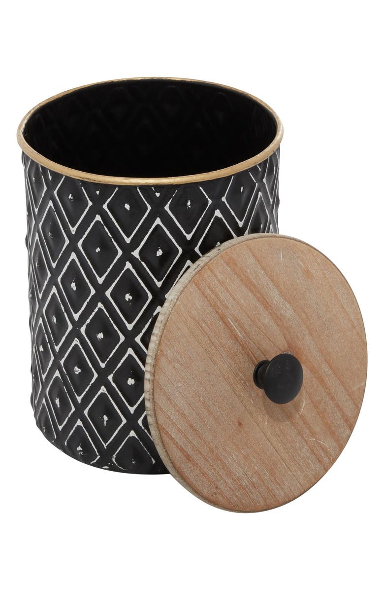 UMA Farmhouse Set of 2 Metal Canisters, Alternate, color,