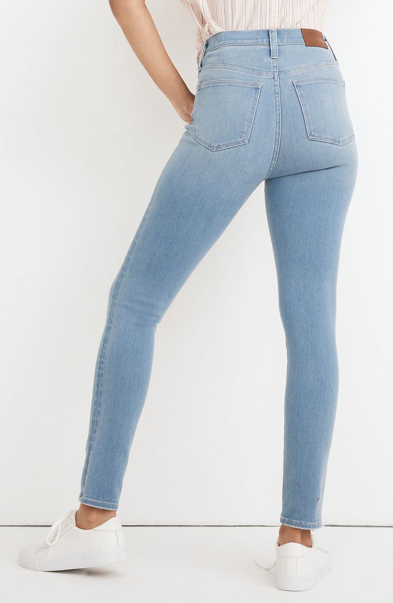 Madewell 10-Inch High Waist Roadtripper Supersoft Jeggings, Alternate, color, 