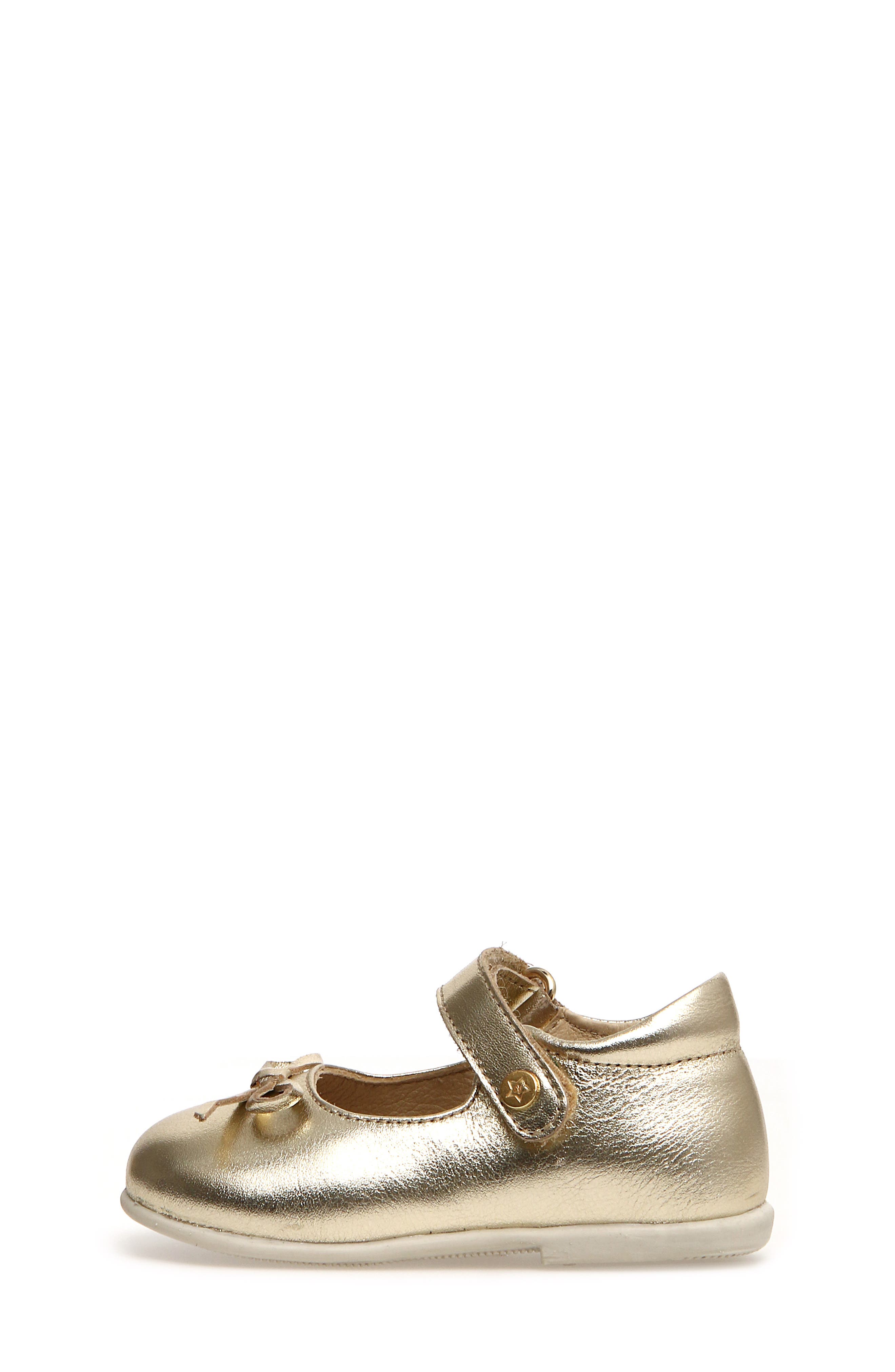 Naturino Ballet Mary Jane Flat, Alternate, color, Gld
