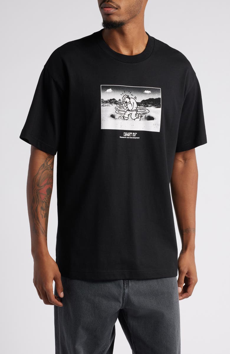 Carhartt Work In Progress Think Tank Loose Fit Organic Cotton Graphic T-Shirt, Main, color,