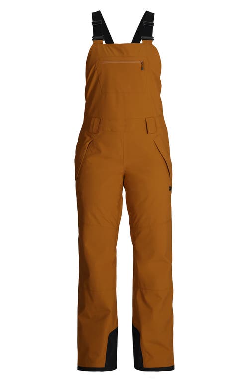 Outdoor Research Snowcrew Waterproof Insulated Bibs In Brown