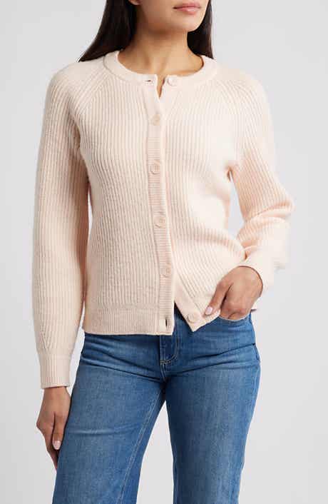 Caslon® Cozy Rib Cardigan
